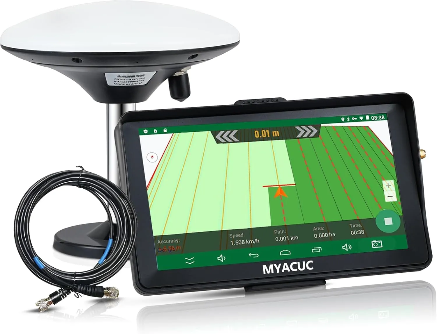 Navigatore Agricolo GPS per Trattore da 9 Pollici Adatto per Aratura e Semina Attività Agricole Posizionamento GPS Automatico