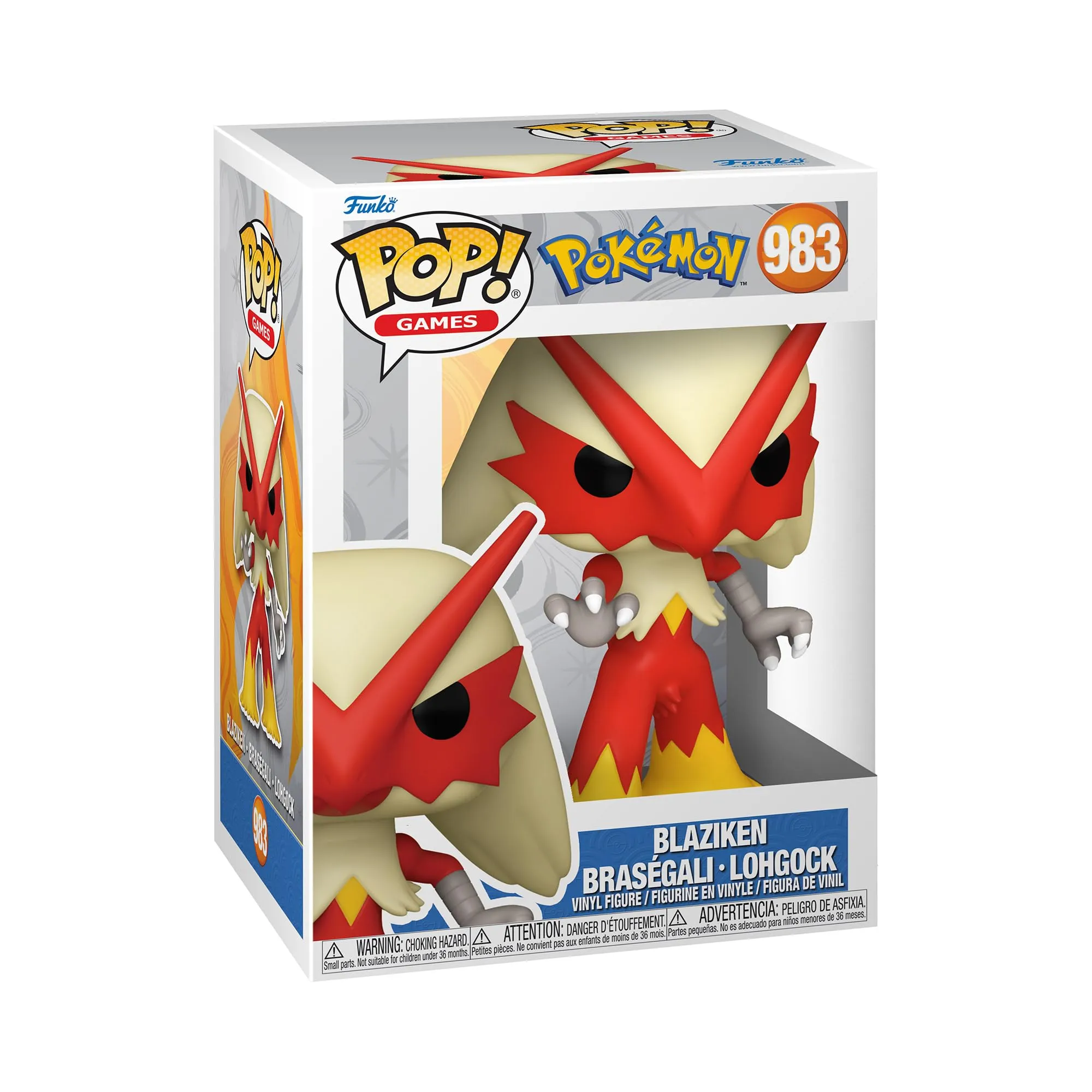 Funko POP! Games: Pokemon - Blaziken - Figura in Vinile da Collezione - Idea Regalo - Merchandising Ufficiale - Giocattoli per Bambini e Adulti - Video Games Fans - Figura per i Collezionisti