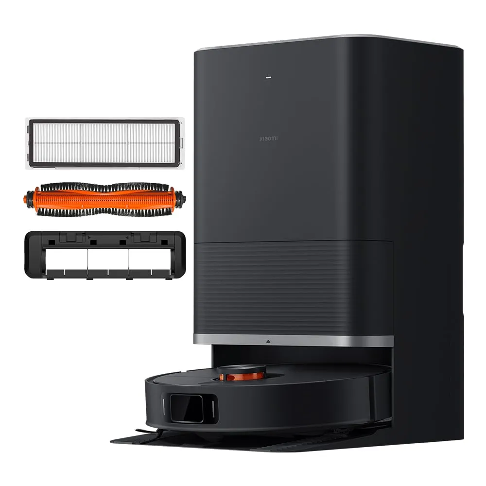 Xiaomi Robot Vacuum X20 Max - 8000 Pa Suction Power, Dual Mop System with Hot Water Cleaning and Drying, 75 Days Dust Capacity, 4 Cleaning Modes and 5200 mAh Battery for Smart, Thorough Cleaning
