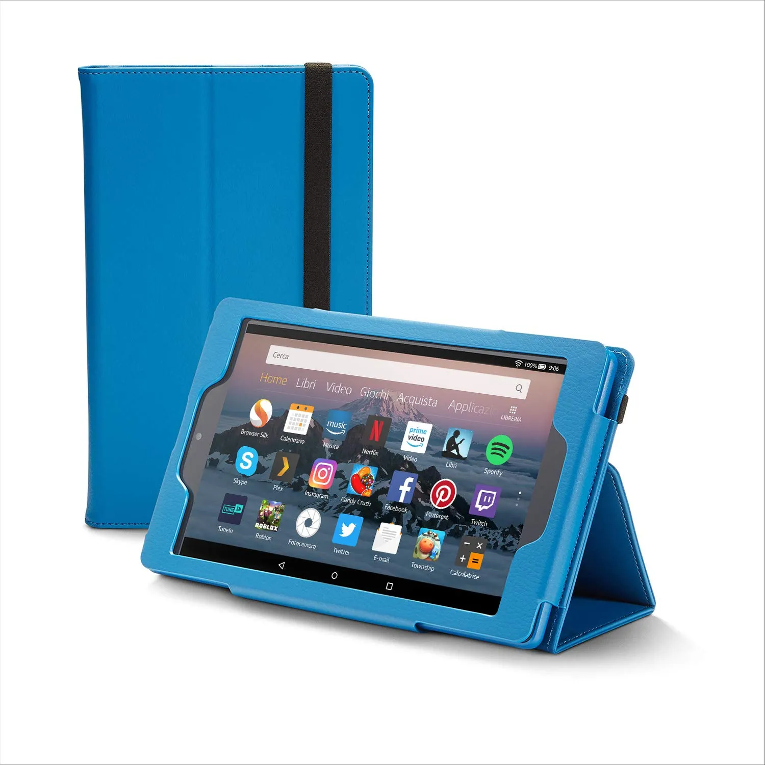 Nupro Custodia premium pieghevole per tablet Fire HD 8