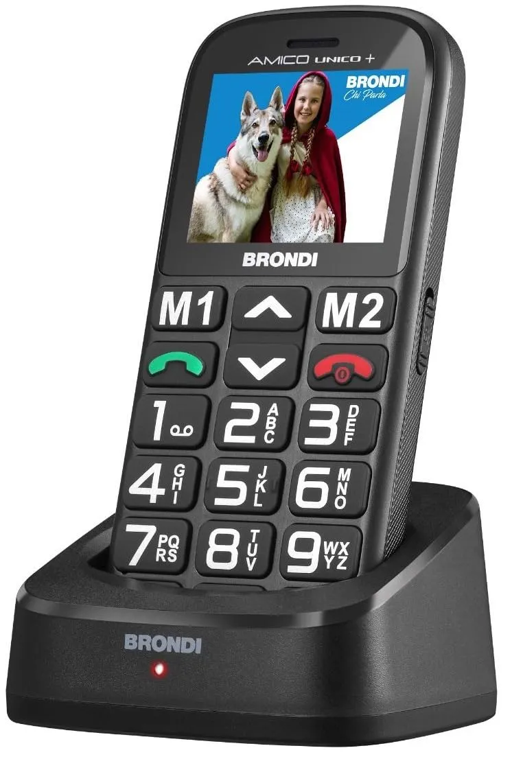 Brondi Telefono Amico Unico + Base ricarica
