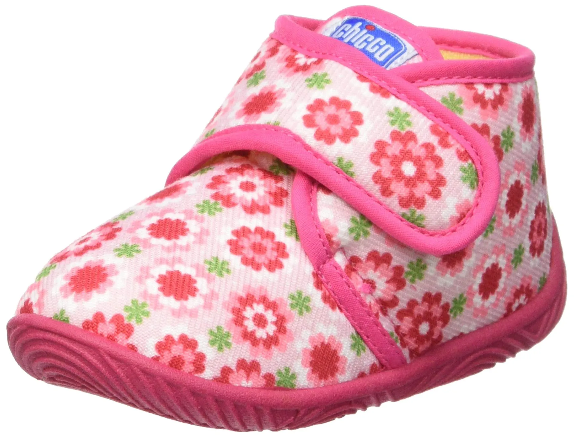 Chicco, Pantofole Bambina, Ciabatte Asilo e Casa Flessibili, Leggere e Traspiranti, con Comoda Chiusura a Strappo, Designed in Italy