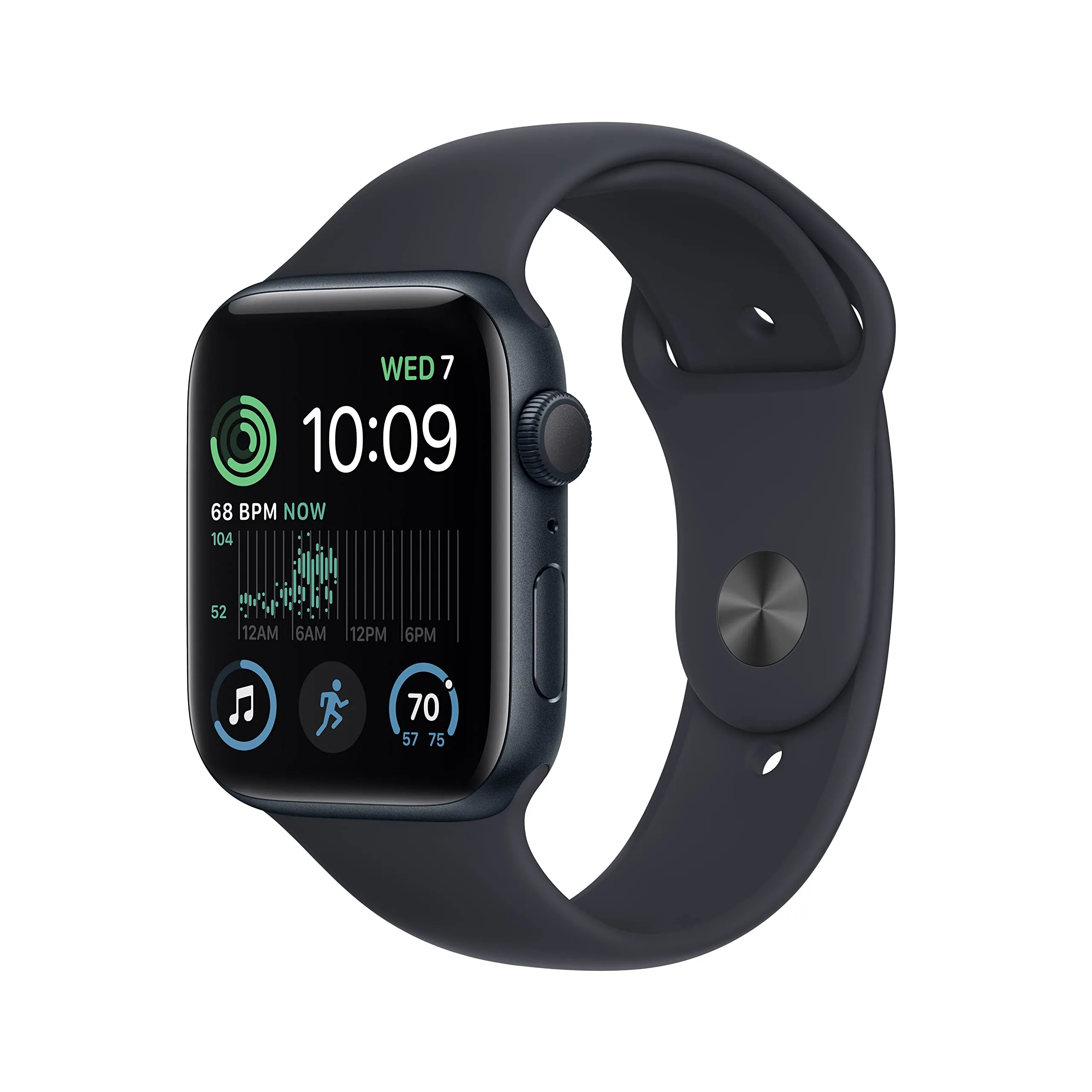 APPLE WATCH SE ALUMINIUM 44MM MITTERNACHT (SPORTARMBAND MITTERNACHT) *NEW*