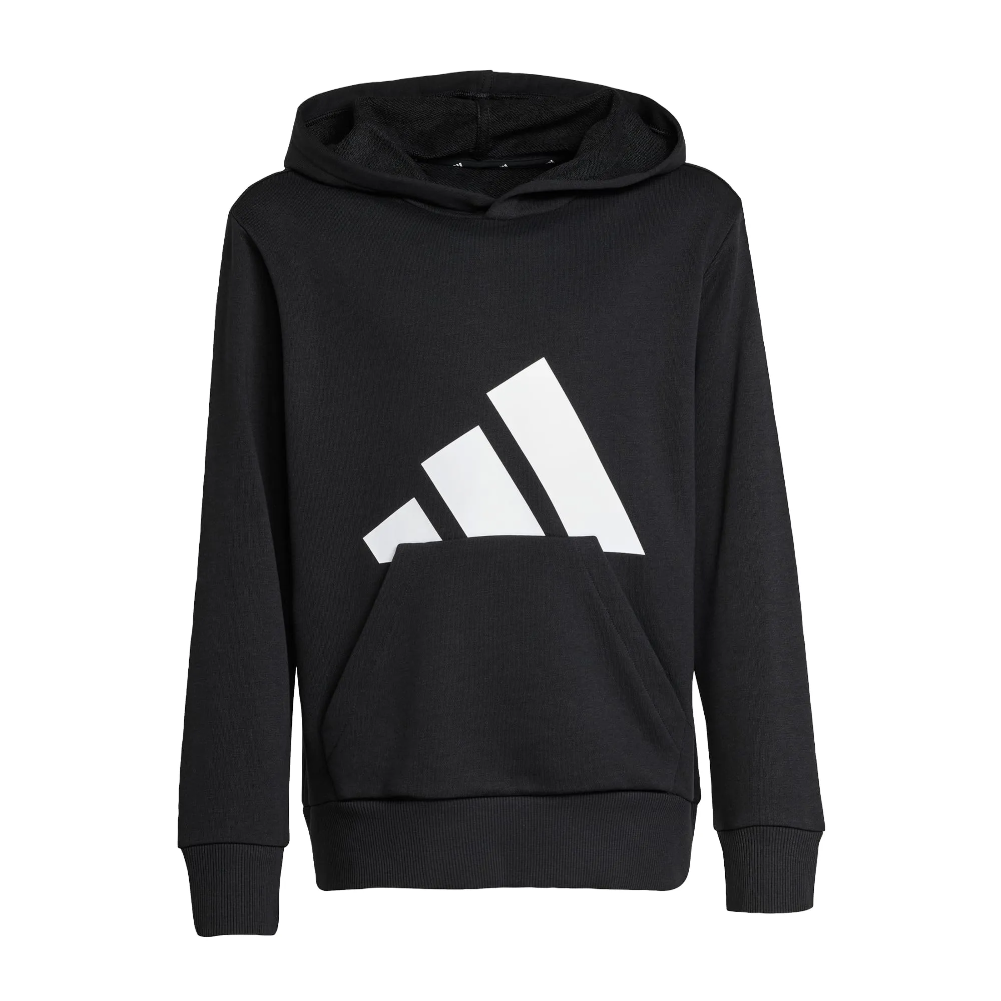adidas Unisex - Bambini ESSENTIALS BIG LOGO HOODIE, Multicolore (Black/White), 11-12 anni