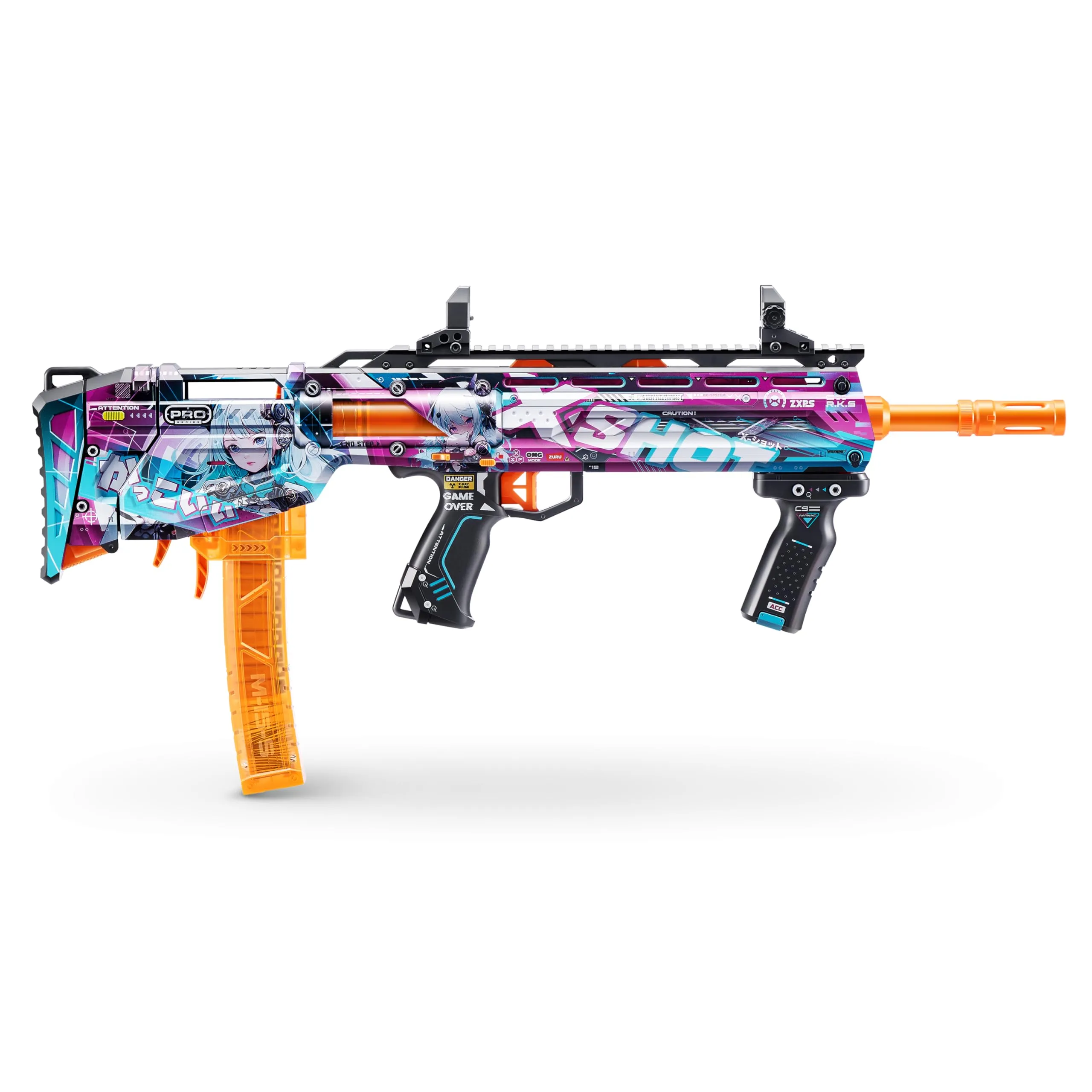 XSHOT SKINS Pro Series Longshot di ZURU con 40 dardi, dardi con tecnologia Air Pocket e scomparto per dardi