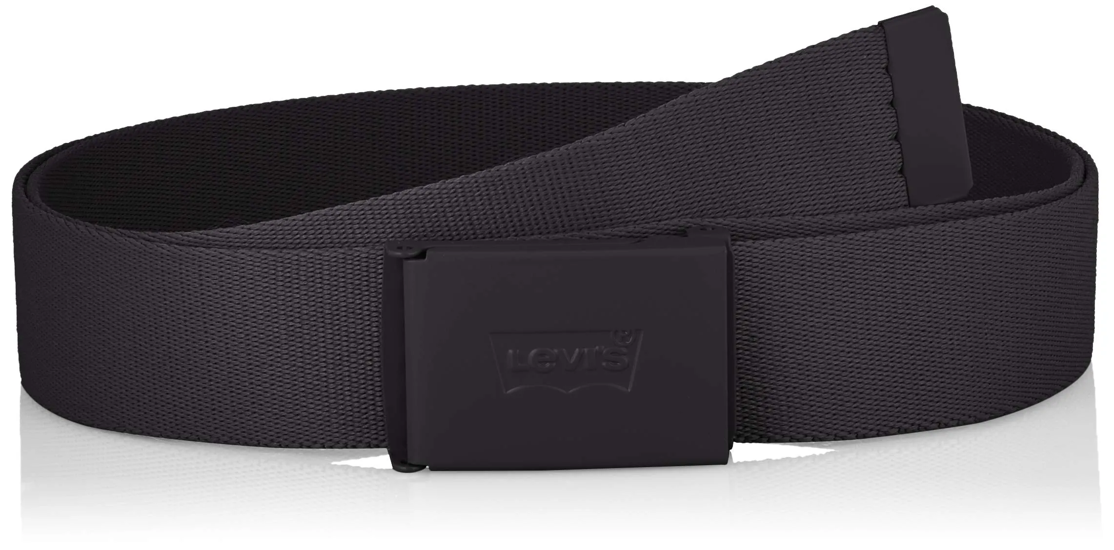 Levi's Tonal Batwing Web Belt, Cintura Uomo, Nero (Regular Black), Taglia unica