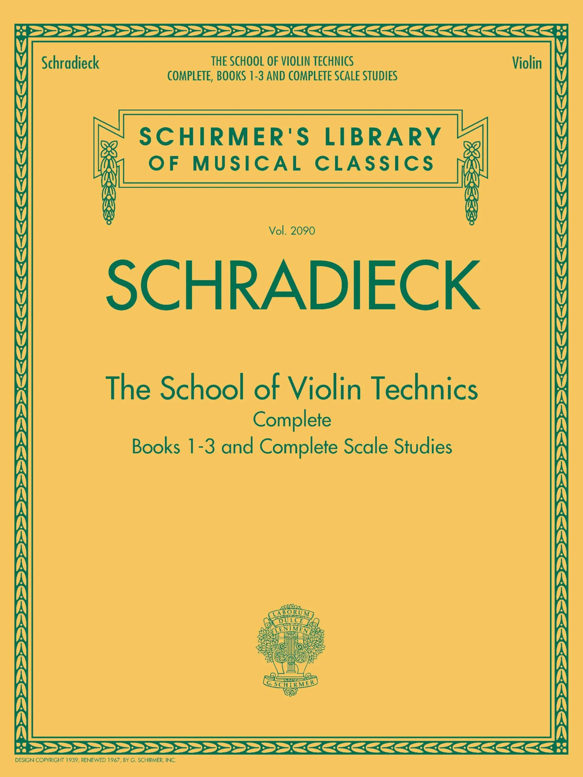 The School of Violin Technics Complete: Books 1-3 and Complete Scale Studies [Lingua inglese]