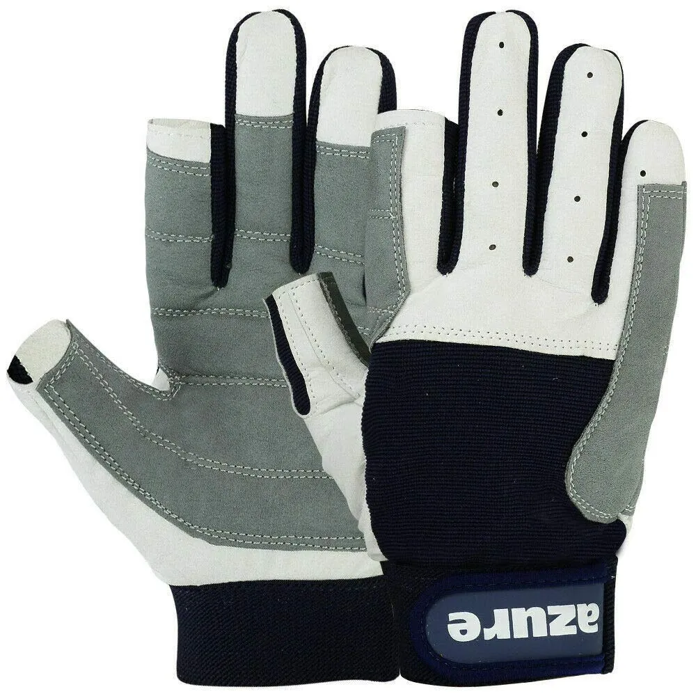 Guanti da vela Amara resistenti con palmo rinforzato, traspiranti, per canottaggio, pesca, kayak, canoa, sci, equitazione, corsa, escursionismo, per interni ed esterni, con dita intere, taglia XS -