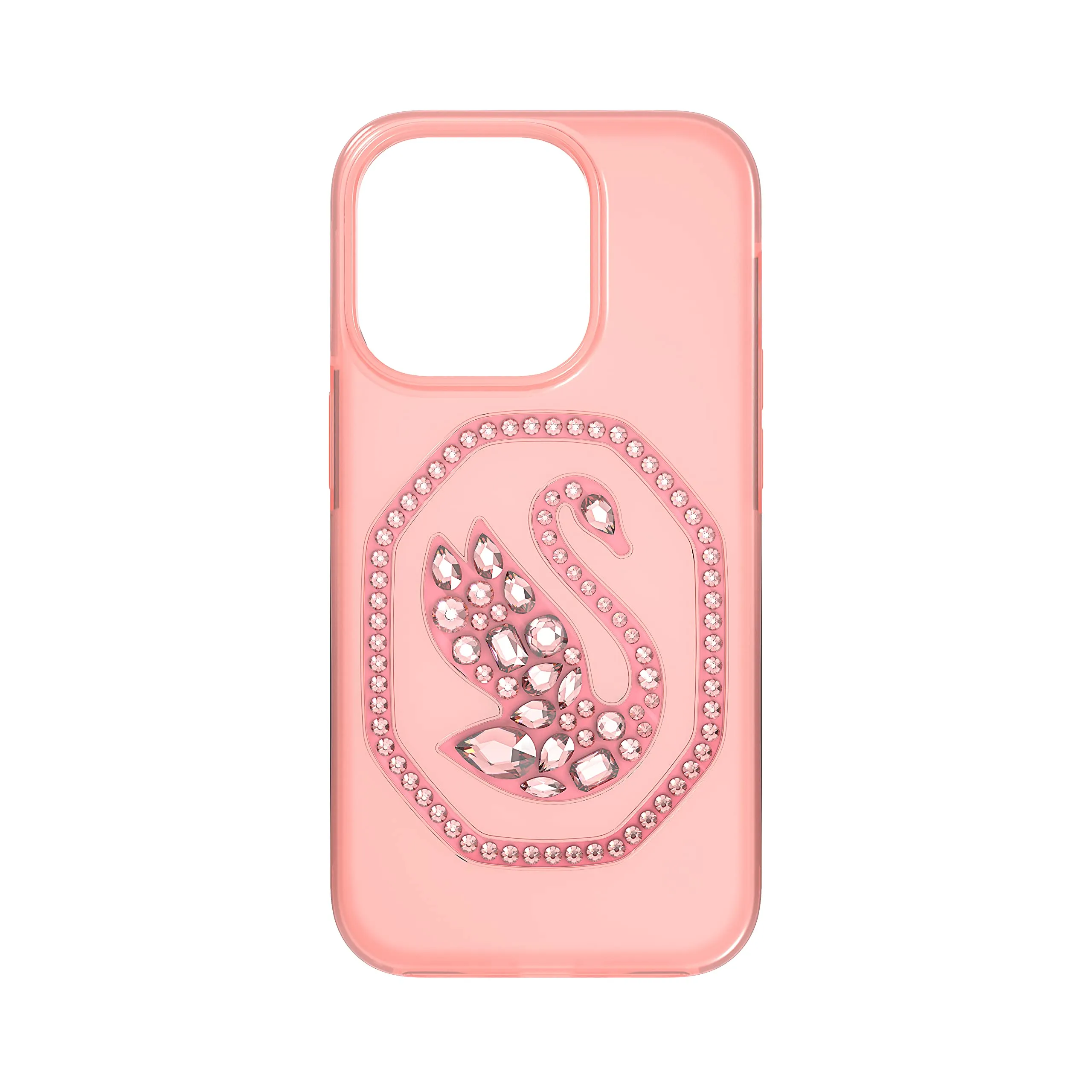 Swarovski Custodia per smartphone, Cigno, iPhone® 14, Rosa