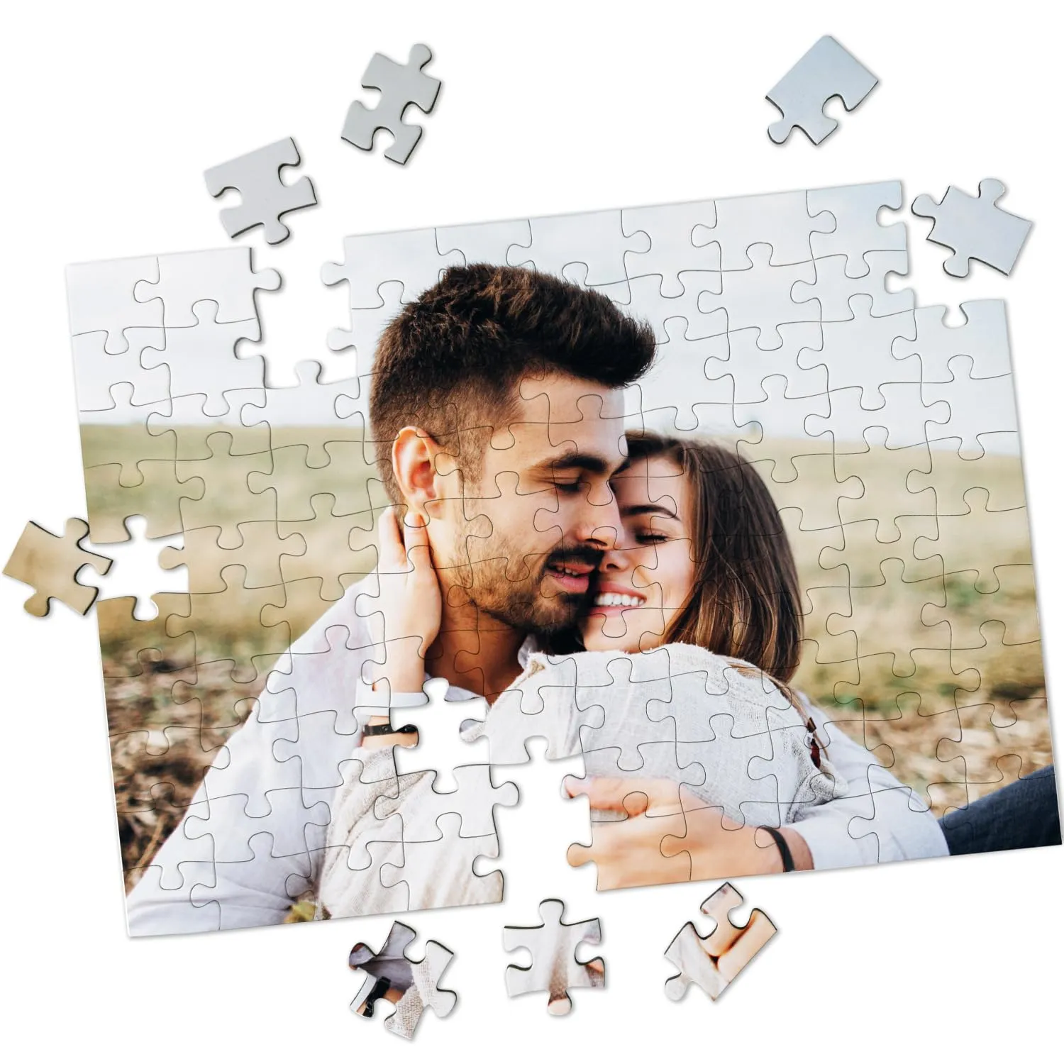 LASERO' Puzzle Personalizzato con Foto 29x21cm – 120 Pezzi – Stampa Sublimatica HD – Regalo Personalizzato per Coppie e Famiglie