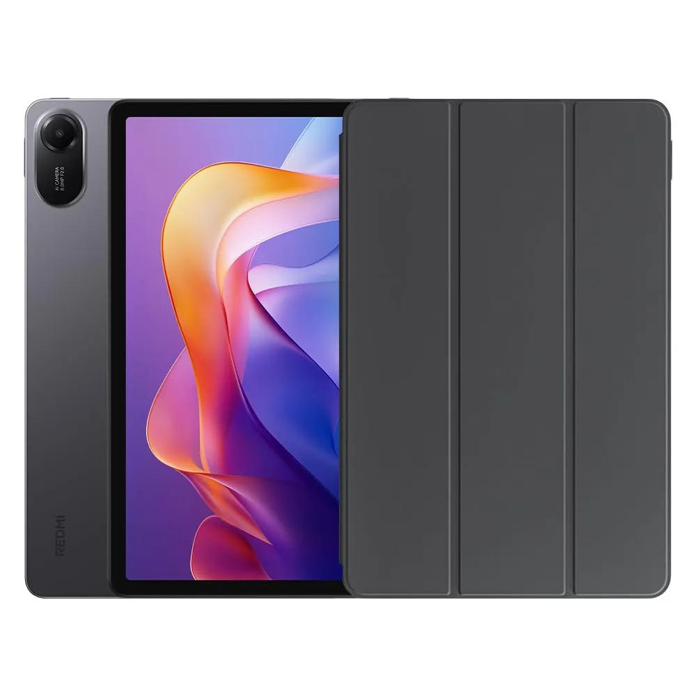 XIAOMI Redmi Pad 2 con cover, 4+128GB,Display 11" 2.5K definito, Batteria 9000mAh(typ), Processore Helio G100-Ultra, Quad speakers audio immersivo, Gray, Garanzia 2 anni (alimentatore non incluso)
