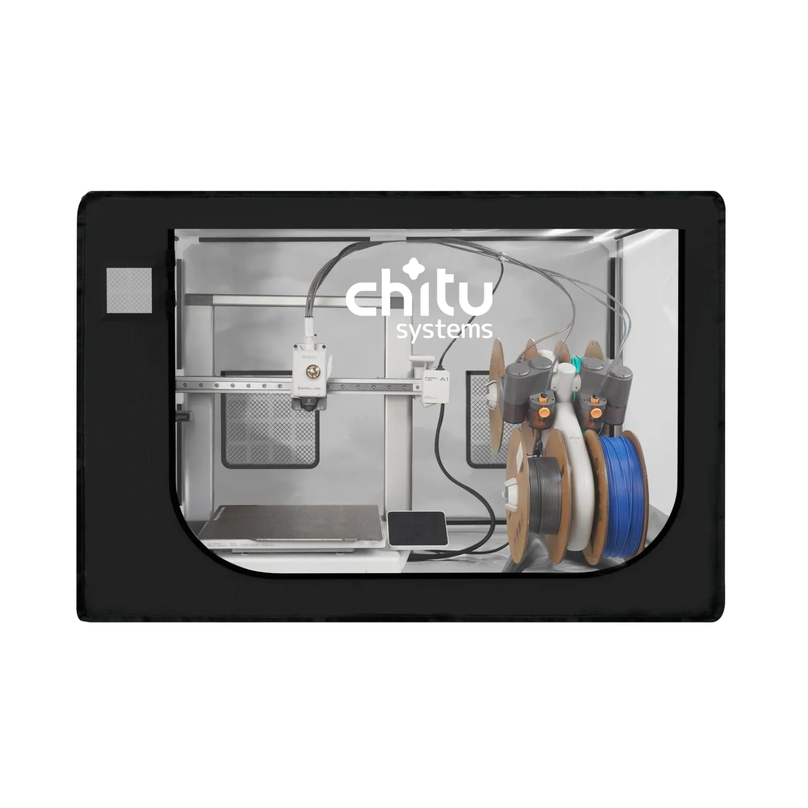 Involucro per stampante 3D per Bambu Lab A1 Combo/A1 Mini Combo, 840X570X570mm Involucro di grandi dimensioni Tenda ignifuga a prova di polvere Copertura protettiva a temperatura costante