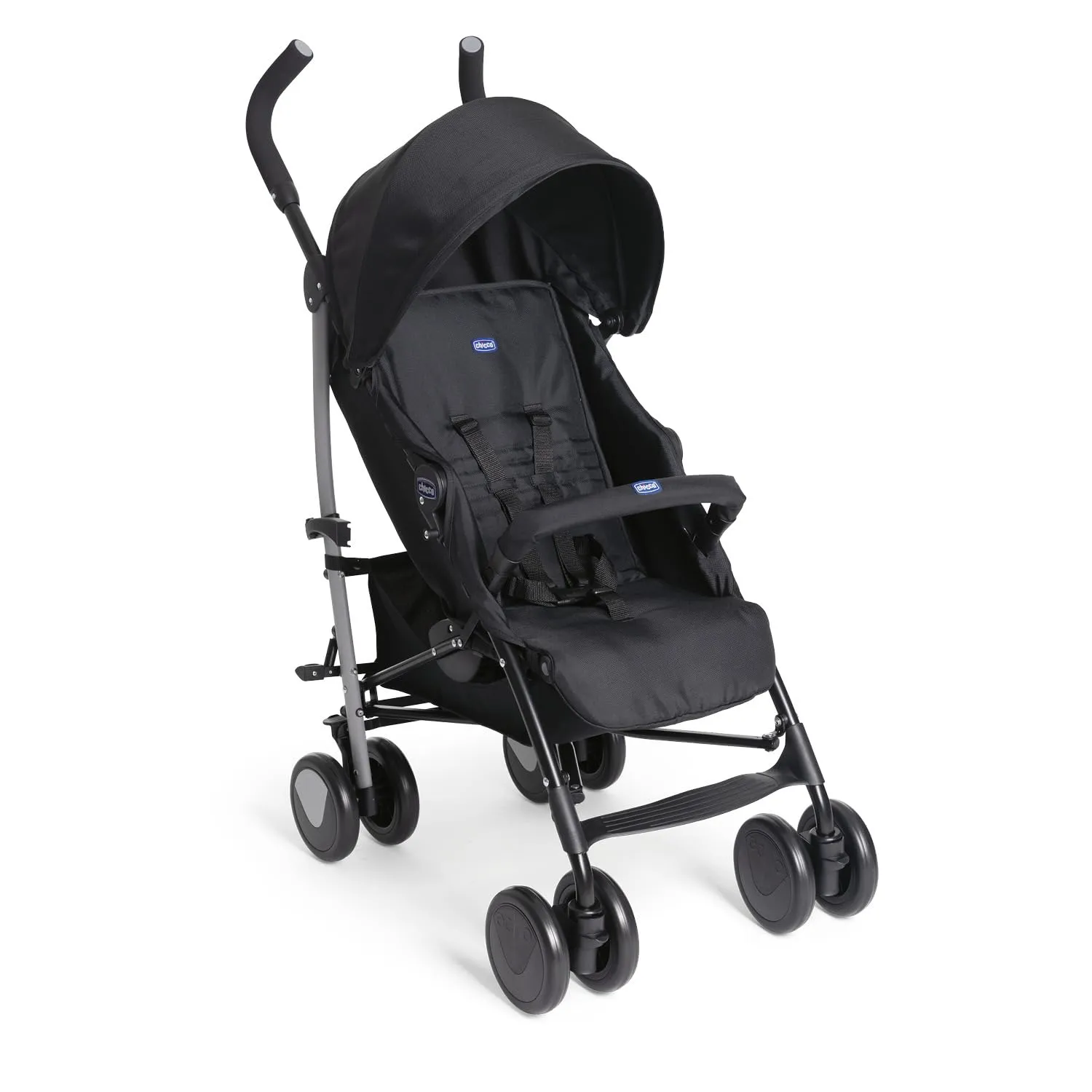 Chicco Echo Lite Passeggino Leggero da 0 Mesi a 22 kg, Schienale Reclinabile in 4 Posizioni, Seduta Spaziosa, Manicotto Paracolpi, Chiusura a Ombrello, Freni Gemellati e Ruote Anteriori Girevoli
