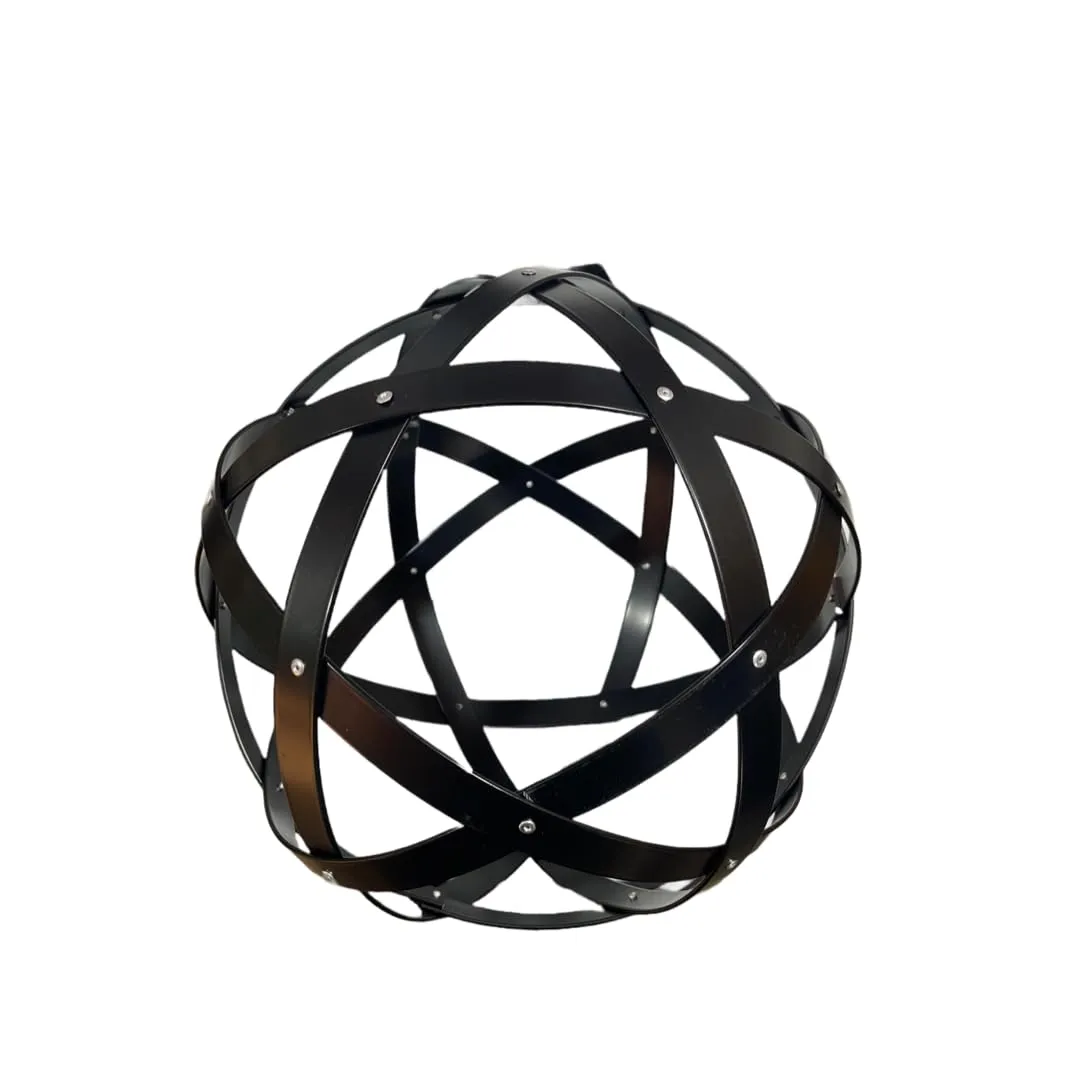 Pentasfera (genesa 6 cerchi), Purificatore energia, 32 cm diametro, Nero