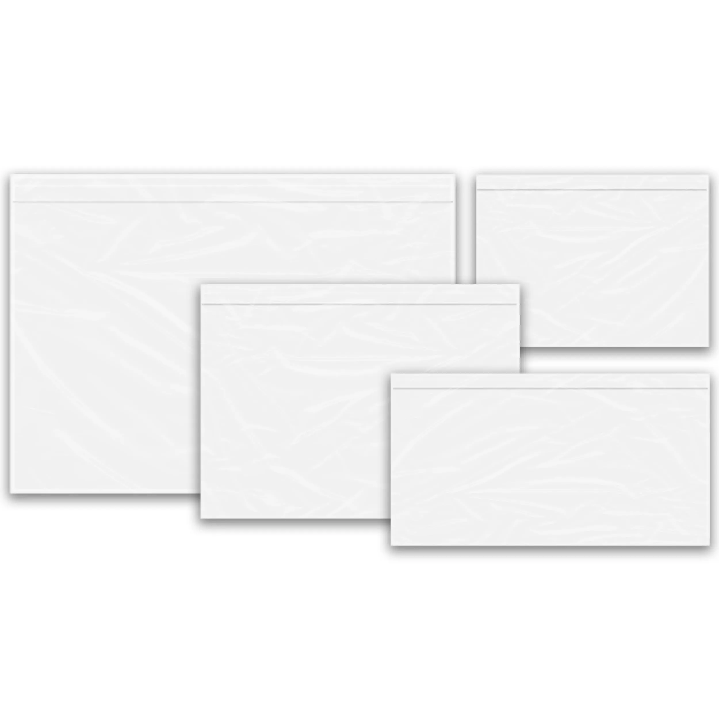 PACKY - Buste Per Spedizioni - Buste Portadocumenti Adesive Trasparenti - Disponibile In A6 A5 A4 DL - Busta Trasparenti Portadocumenti Autoadesive - A6 | 165 x 122 mm - 100 pezzi
