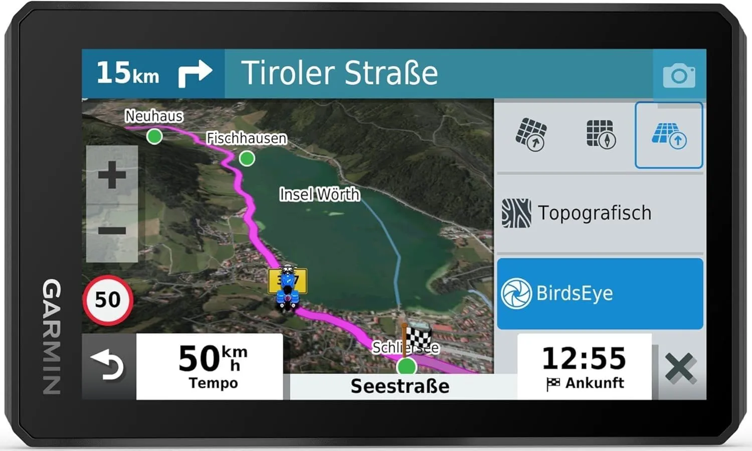 Garmin zūmo XT, Navigatore Moto, Mappa Europa, Display 5"