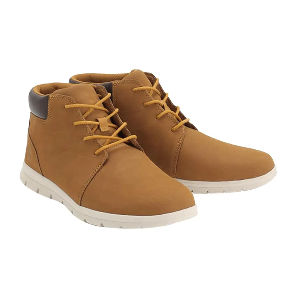 Timberland Graydon Chukka Basic, Stivali chukka Uomo, Marrone Wheat Nubuck, 40 EU