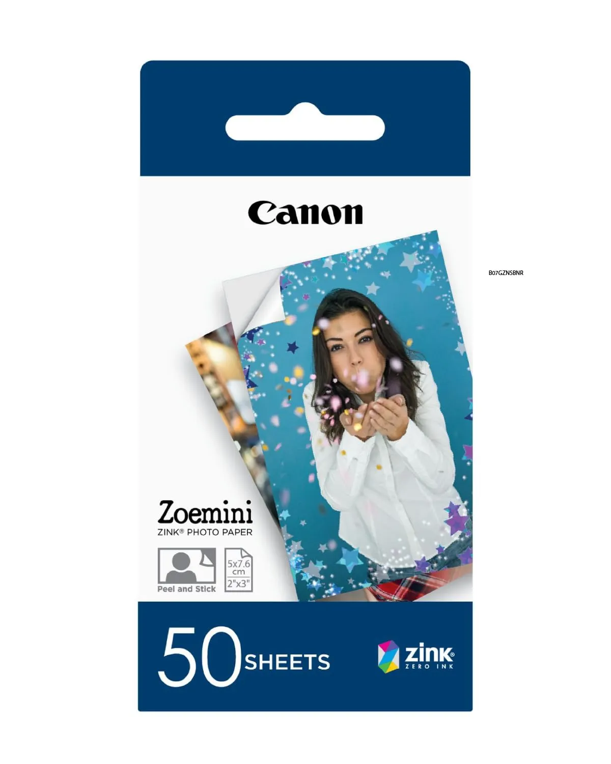 Canon Carta Fotografica, Grigio, 7.6 cm, 50 Fogli