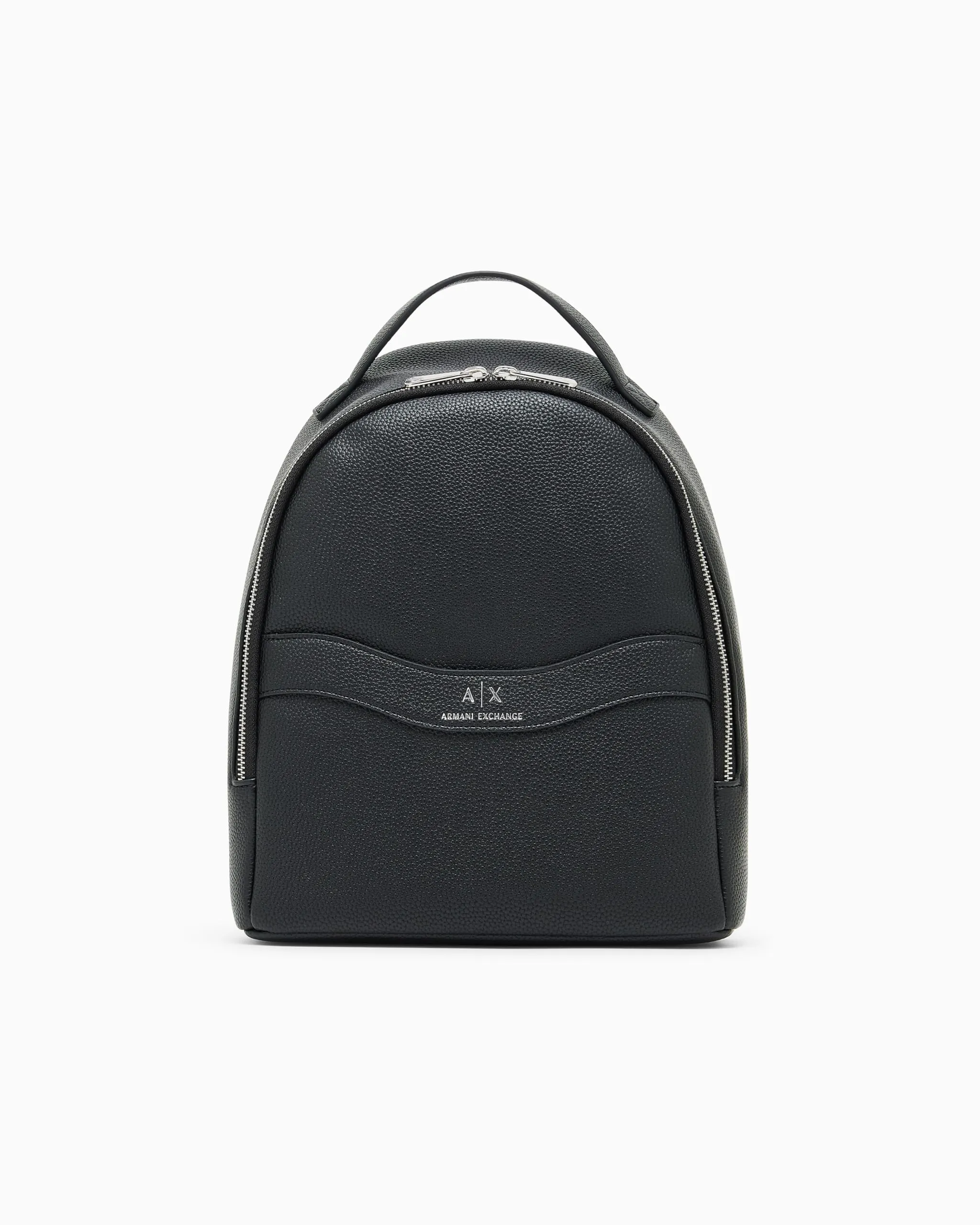 Armani Exchange Zaino da donna Essential, Wave, chiusura con zip, nero, taglia unica