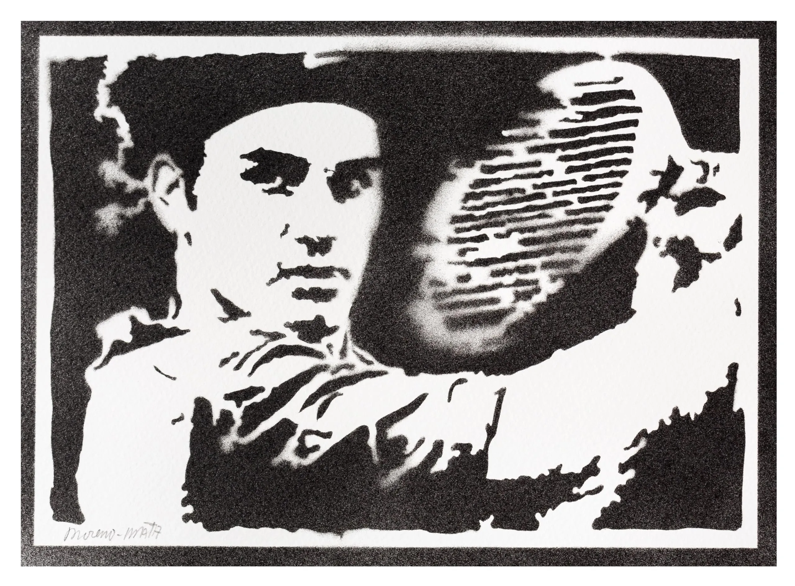 moreno-mata Autentici Graffiti Fatti a Mano Roger Fed... Handmade Poster Sport Quadro Moderno Soggiorno Decorazione Parete Regalo Uomo e Donna