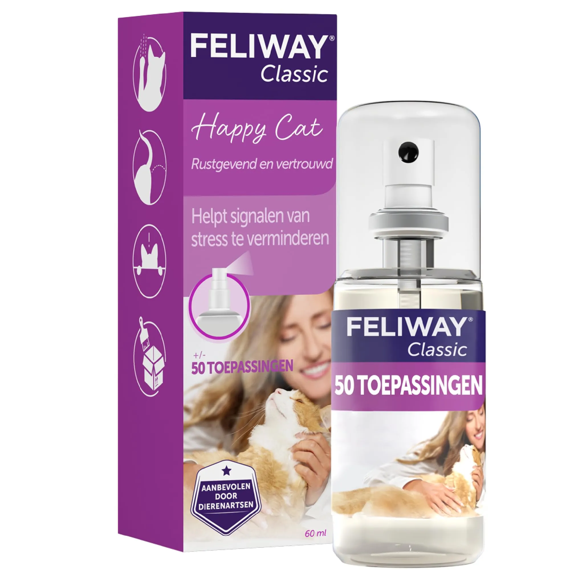 Ceva Feliway Spray 60ml-Antiparassitari Gatto, Unica