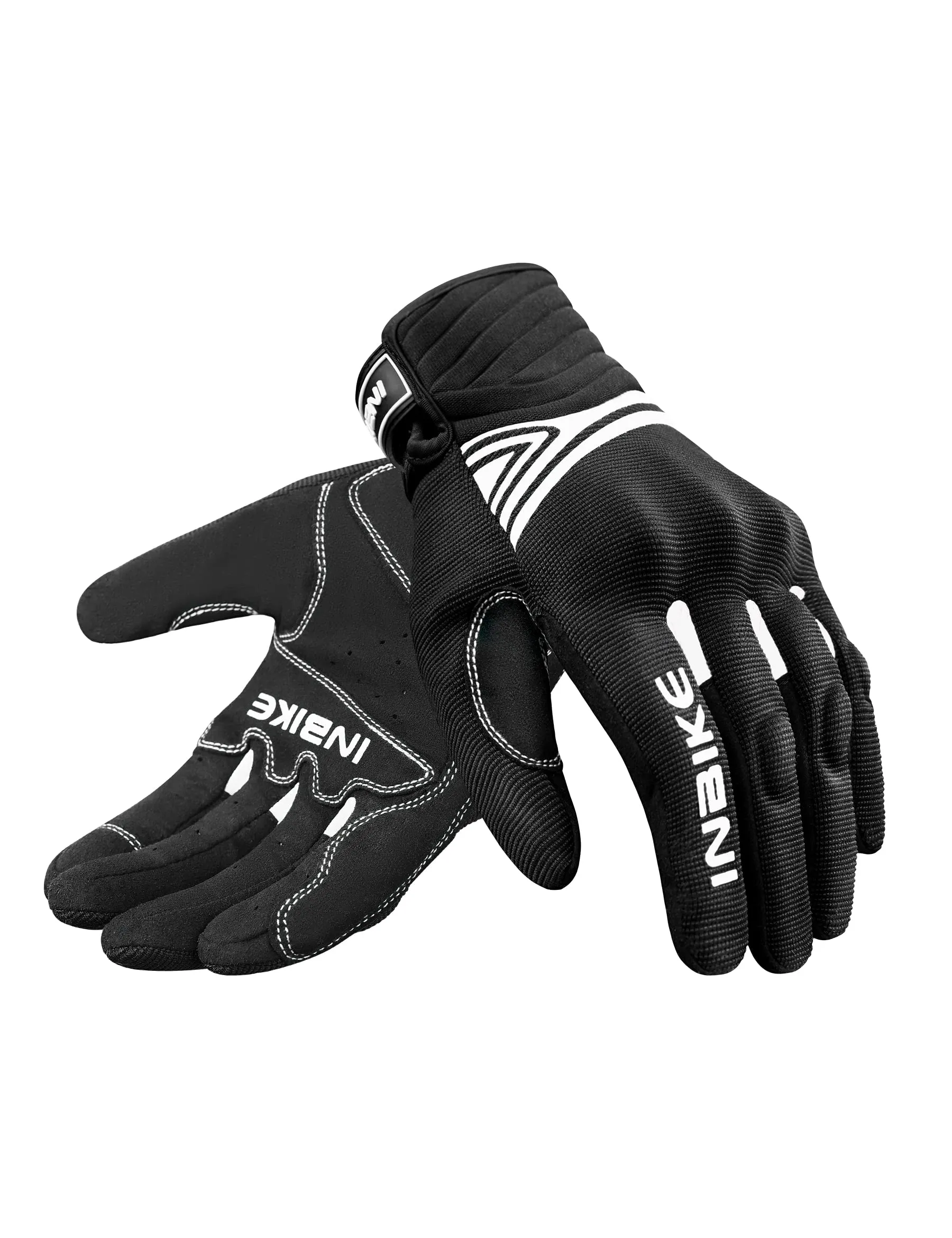 INBIKE Guanti da Moto Traspiranti Touchscreen Antiurto Guanti moto Estivi CE 1 KP Omologati per Moto Bicicletta Scooter Uomo e Donna