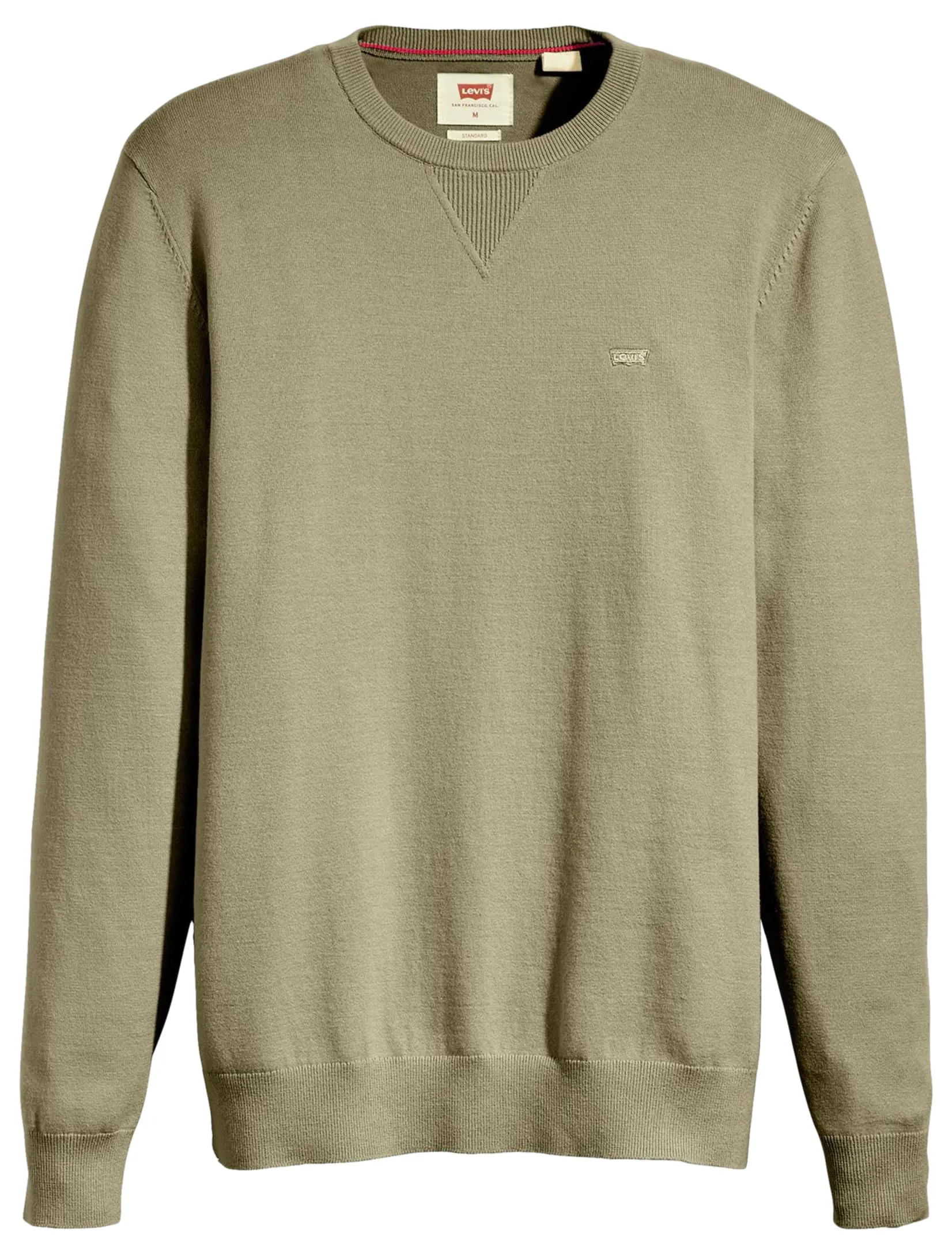 Levi's Lightweight Housemark Felpe, Smokey Olive, M Uomo