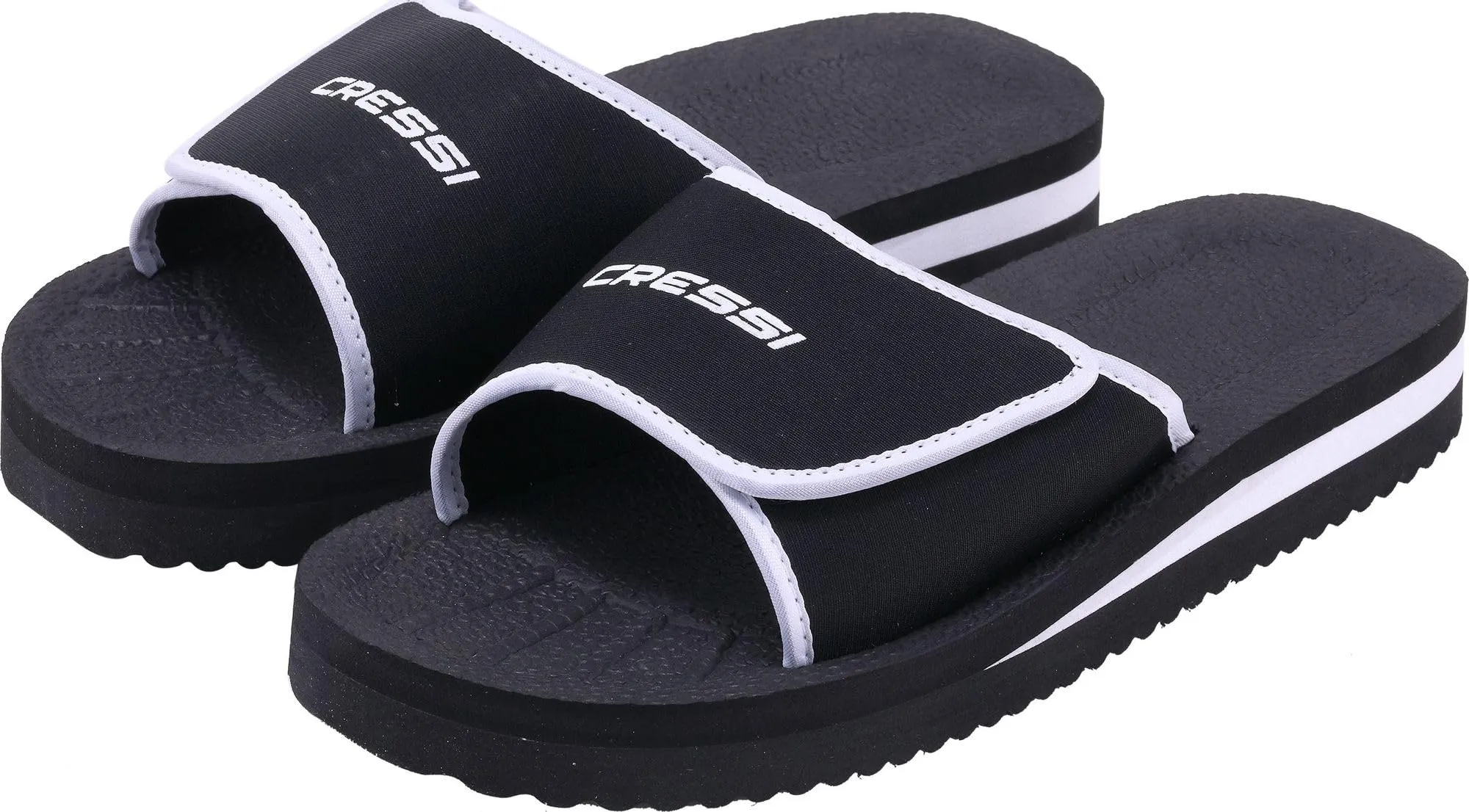 Cressi Shoes Panarea Ciabatte per Spiaggia e Piscina Unisex, Nero, 47