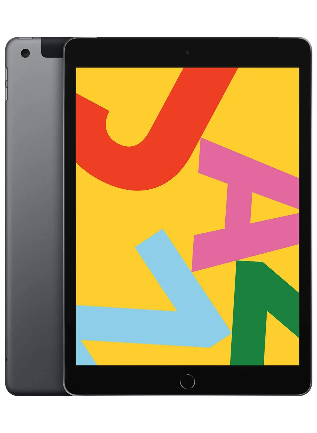 Apple iPad (10,2", Wi-Fi + Cellular, 128GB) - Space Grau (Vorgängermodell)