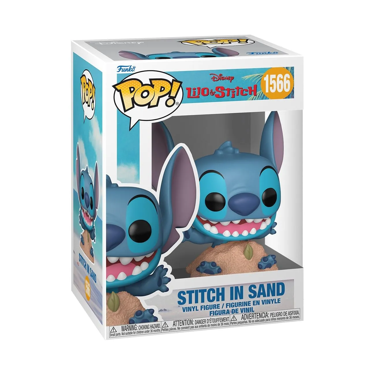 Funko Pop! Disney: L&S - Stitch in Sand - Lilo And Stitch - Figura in Vinile da Collezione - Idea Regalo - Merchandising Ufficiale - Giocattoli per Bambini e Adulti - Movies Fans