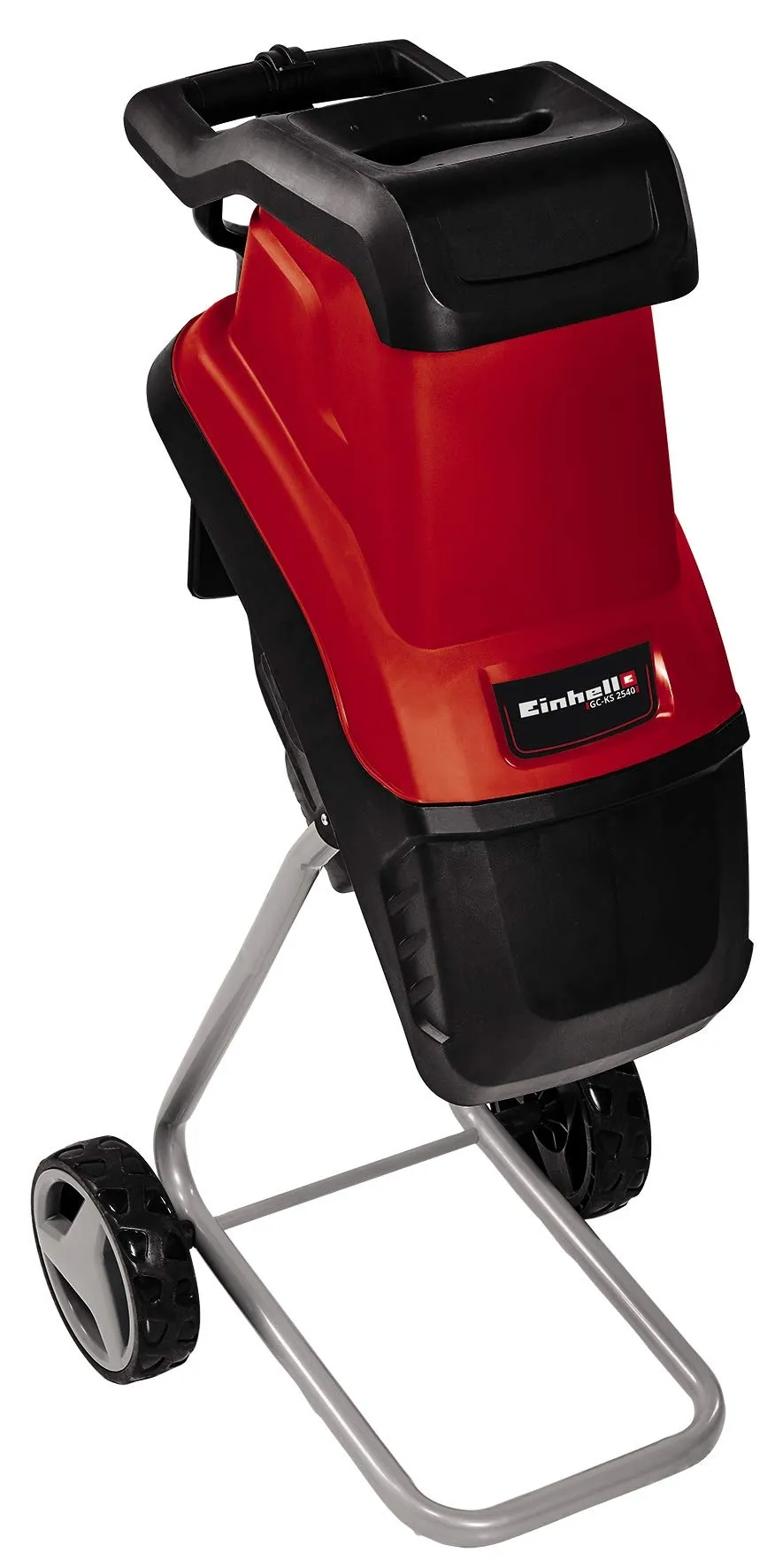 Einhell GC-KS 2540 Biotrituratore elettrico a lame (220-240 V, 50 Hz, 2500 W, diam. Max ramaglie 4 cm, incl. 2 coltelli reversibili lame speciali, pestello e sacco raccolta)