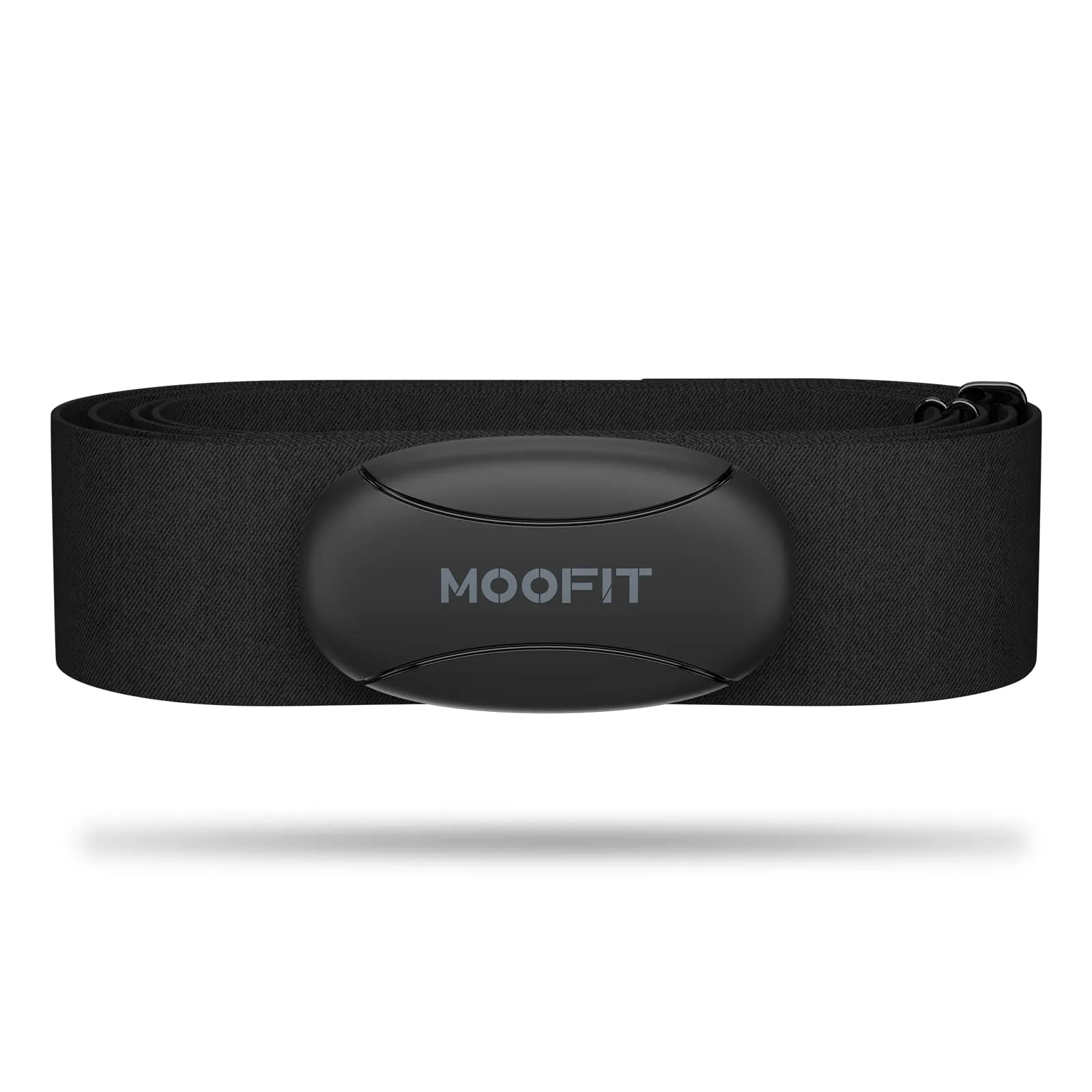 moofit HR8 Cardiofrequenzimetro Fascia Toracica, Dati Frequenza Cardiaca in Tempo Reale Bluetooth 5.0/ANT+, Impermeabile IP67, Compatibile con le app iOS/Android, Attrezzatura da Palestra, Nero