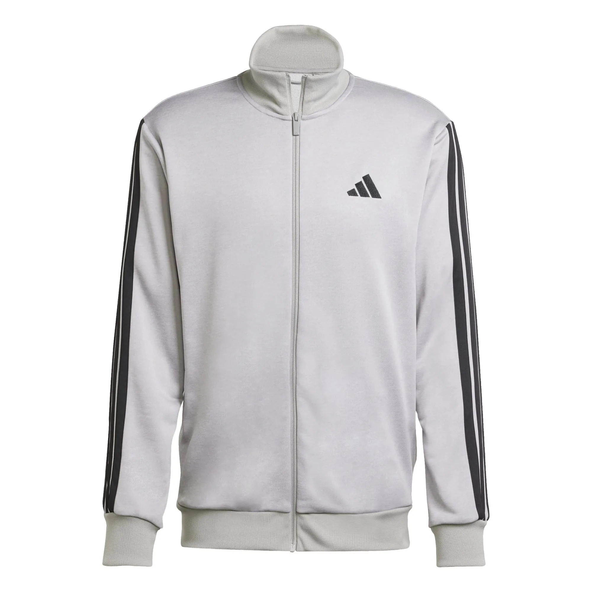 adidas Uomo 3 STRIPES FRENCH TERRY TRACKSUITS, medium grey heather/mgh solid grey, L