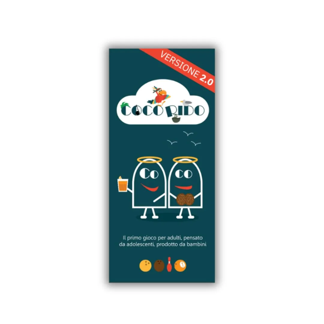 Hiboutatillus Asmodee Coco Rido, Versione 2.0, Divertente Gioco da Tavolo per Adulti, Black Humor, 3-10 Giocatori, 18+ Anni, Edizione in Italiano