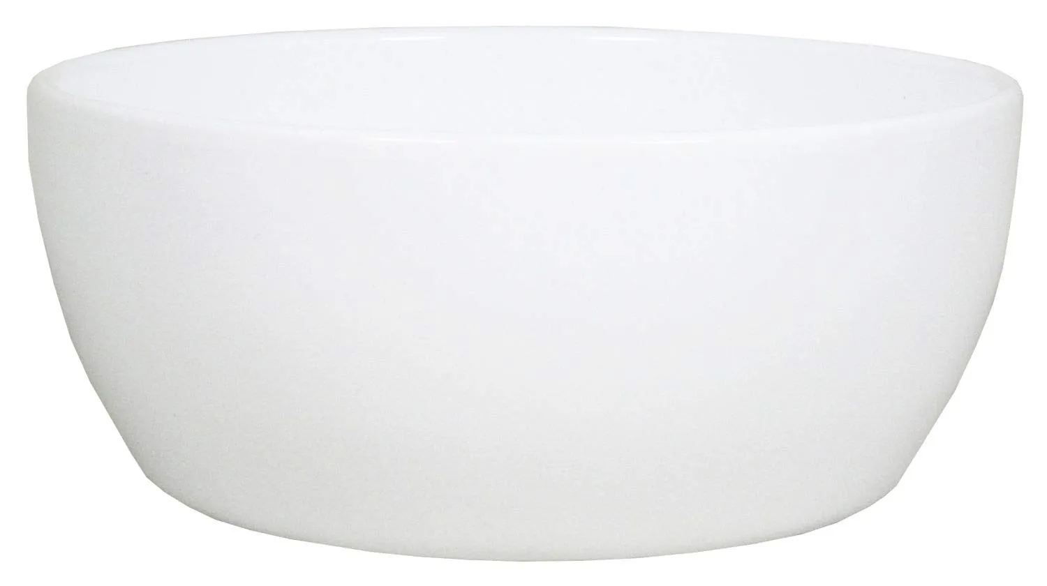 INNA-Glas Ciotola per piante bianco, 9,5cm, Ø24,5cm - vasi per piante/scodella ceramica