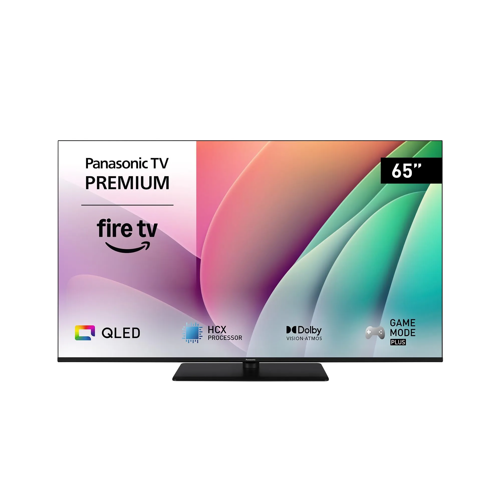 Panasonic TV-65W80AEZ, Serie W80 65 pollici Smart TV OLED 4K Ultra HD, 2024, Fire TV, Dolby Vision e Atmos, Modalità Game Plus, Controllo Vocale Alexa, Airplay, Nero