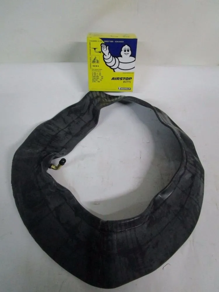 Michelin Camera d'aria per Vespa 3.00-10 3.50-10 100-90-10, valvola ad angolo