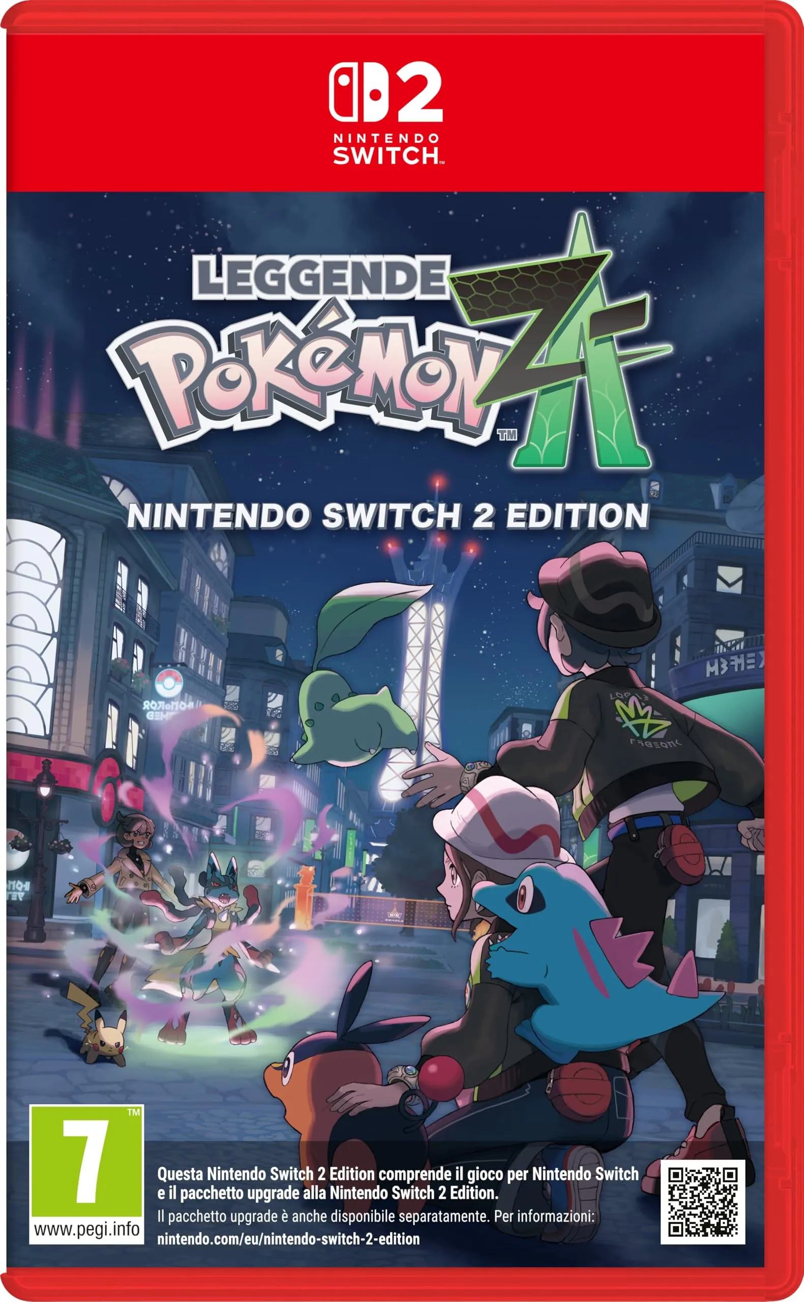 Leggende Pokémon: Z-A Nintendo Switch 2 edition - Ed. Italiana - Versione su scheda