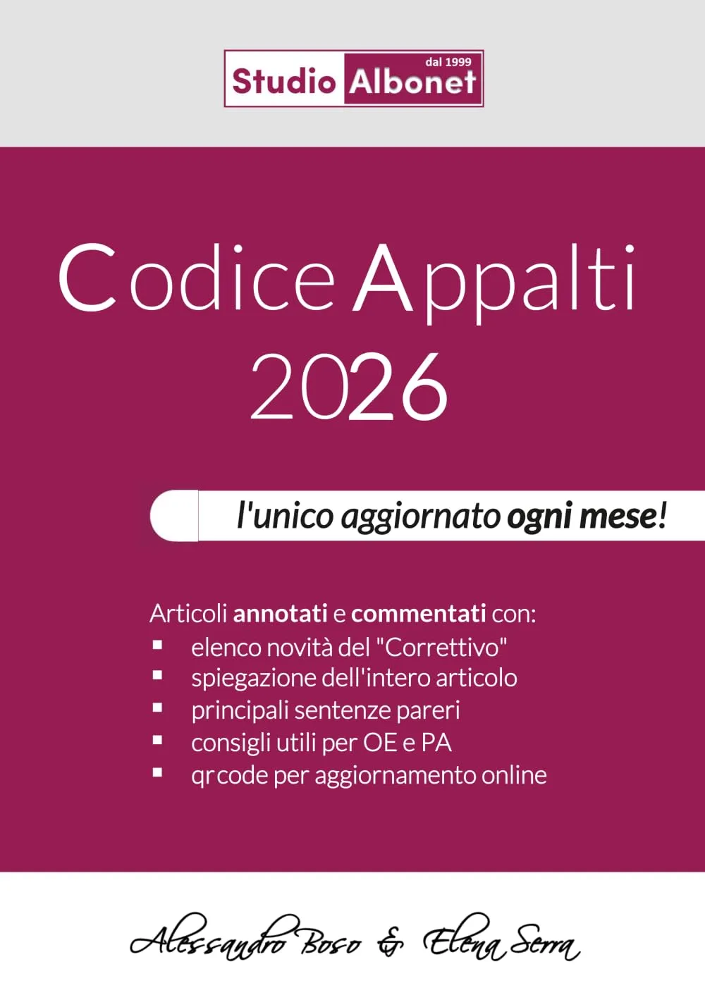 Codice Appalti 2026: l'unico aggiornato ogni mese!