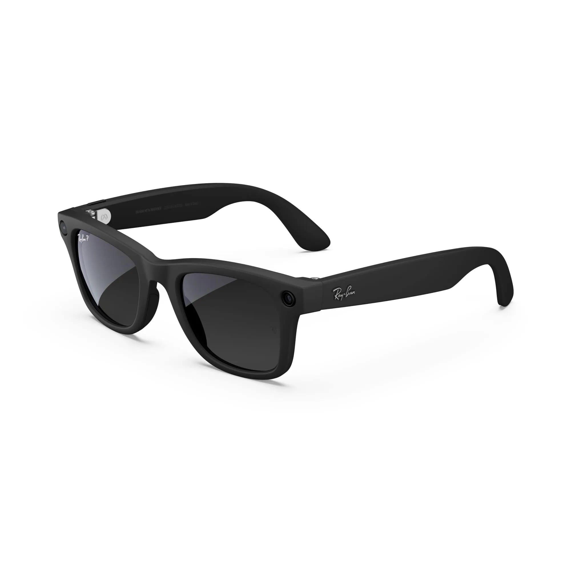 Ray-Ban Ray-Ban Meta RW 4008 WAYFARER - Occhiali da sole unisex, nero/grigio opaco, 53/22/155, nero opaco/grigio sfumato, 53/22/155, nero opaco/grigio sfumato, 53/22/155