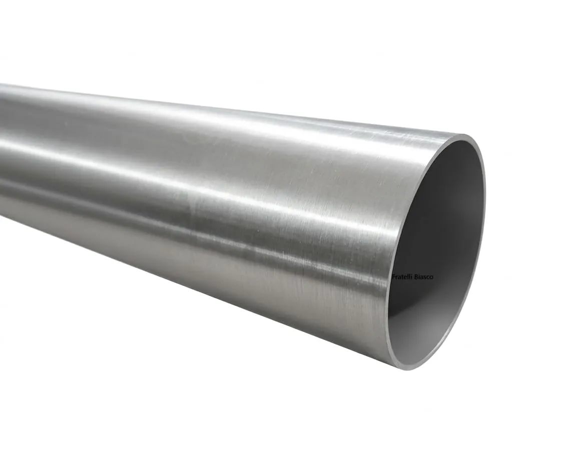 Tubo tondo in Acciaio Inox, Aisi 304 Da 10 a 60.3 mm Spessore 1,5 mm Scarico (Ø 26.9 X1.5 x 1000 mm)