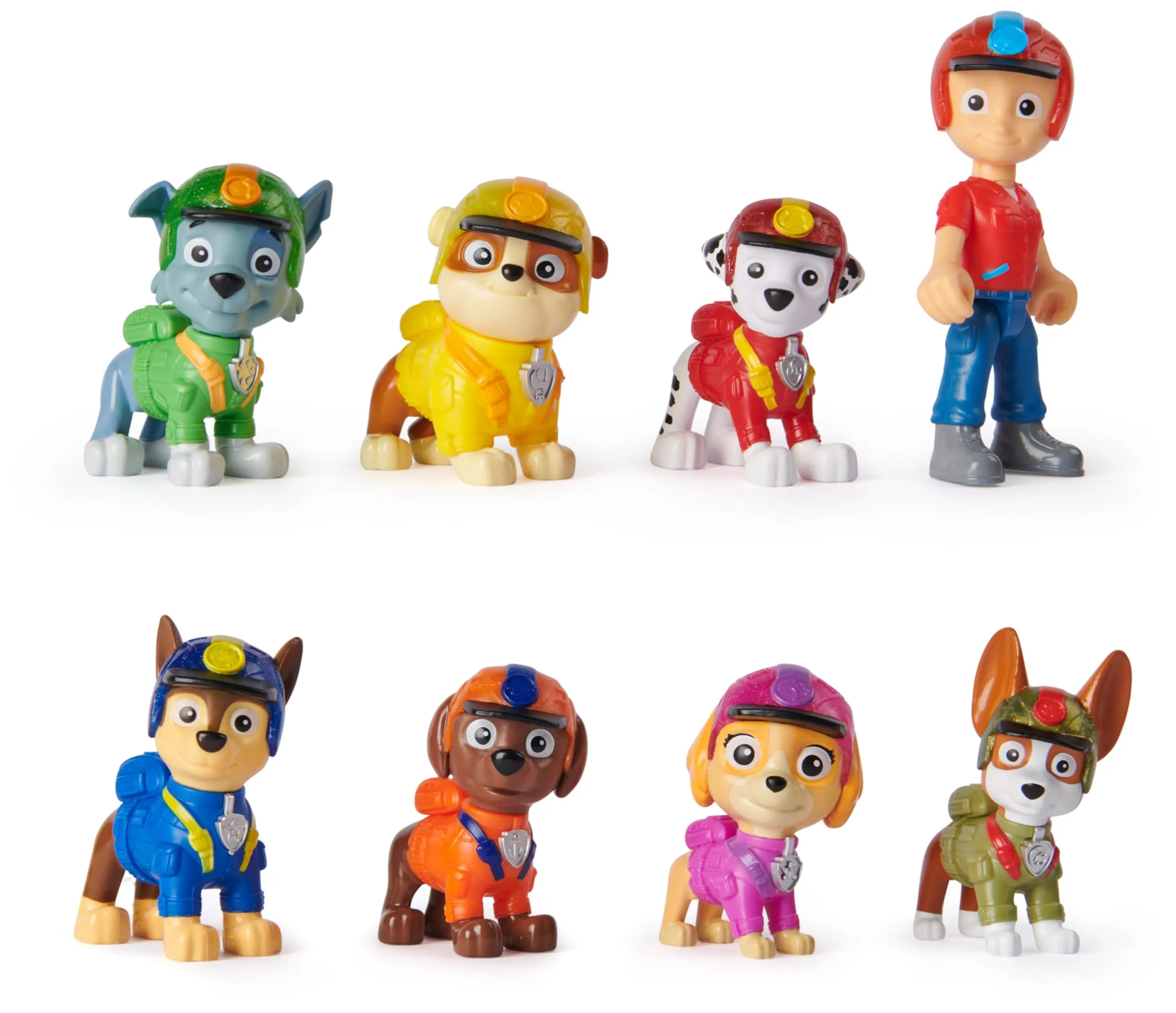 Paw Patrol, Jungle Pups Confezione Regalo con 8 Personaggi collezionabili, Giocattoli per Bambini e Bambine da 3 Anni in su