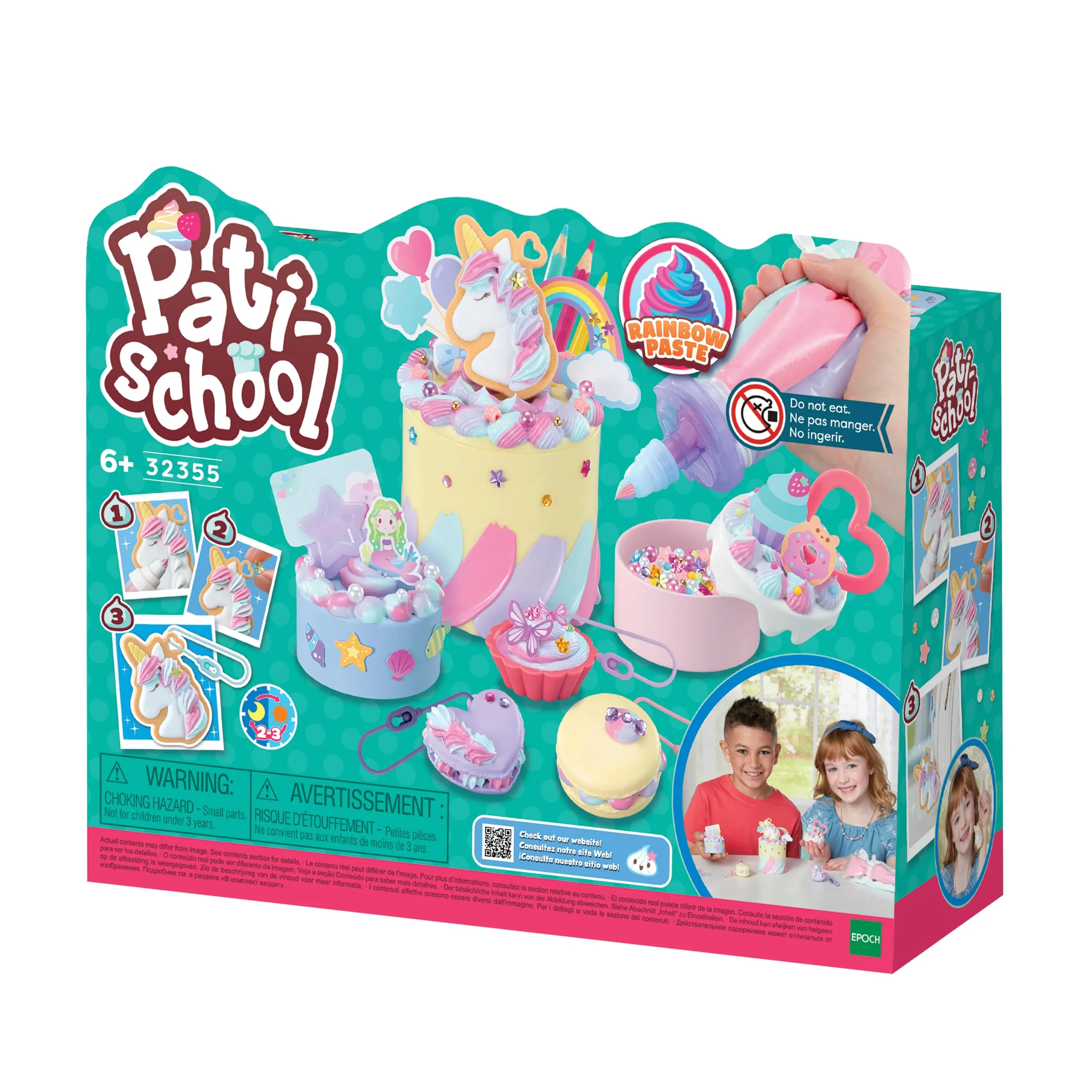 Le coffret Arc-en-ciel Deluxe - Pati School - EPOCH - Activité créative non alimentaire avec décorations