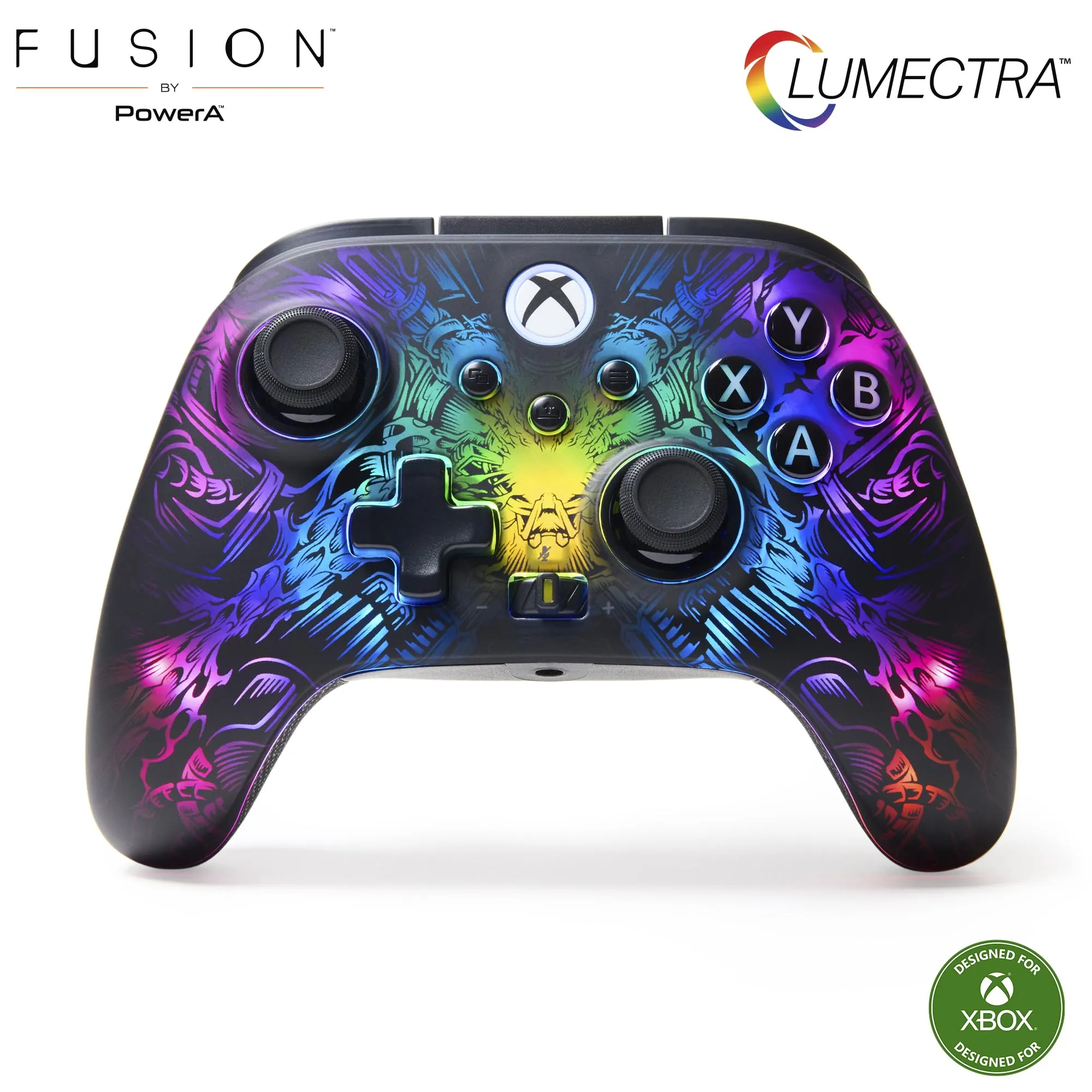 PowerA FUSION Pro Wireless Controller for Xbox Series X|S with Lumectra, RGB lighting, hidden design, adjustable height thumbsticks, Hall Effect modules