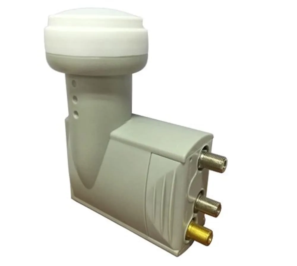 Digiquest LNB SCR 2LEGACY (scr unicable 4+2 legacy) con doppia schermatura |Distribuisce il segnale satellitare fino a 4 decoder con un unico cavo coassiale.Ideale per segnali SD, HD, 3D, 4K.