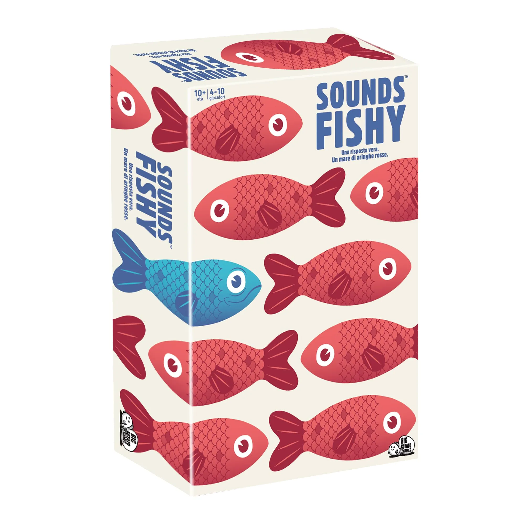 Asmodee Sounds Fishy, Gioco da Tavolo, Party Game, 10+ Anni, 4-10 Giocatori, Edizione in Italiano