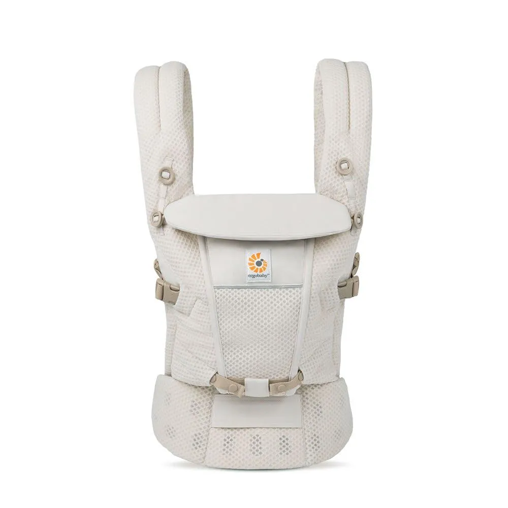 Ergobaby Marsupio adattabile per neonati dalla nascita, marsupio posteriore ergonomico SoftFlex Mesh a 3 posizioni, beige naturale, 1 unità