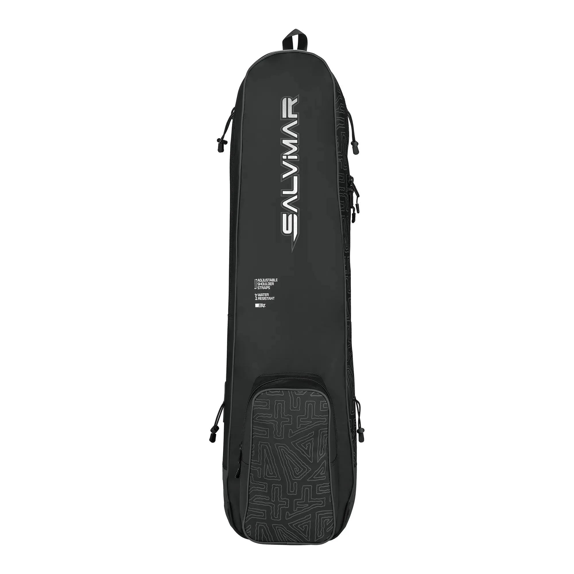 Salvimar Fin Bag, Zaino Porta Pinne, 115 cm., Nero/Grigio