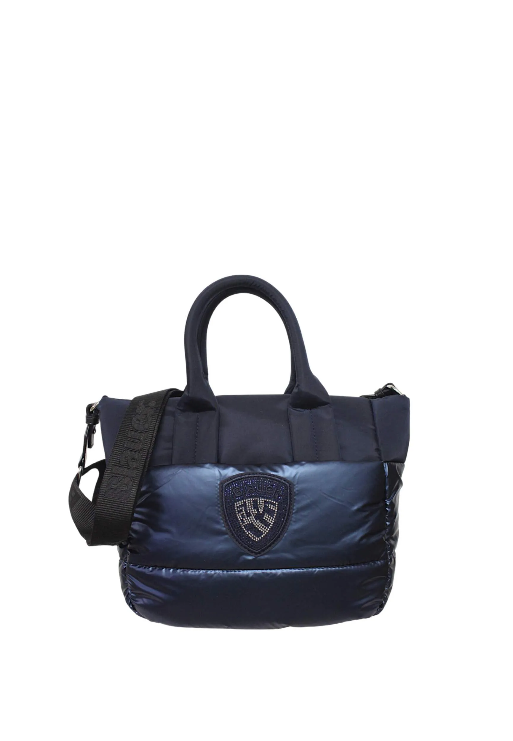 BLAUER POLYESTER TOTE BAG.NAVY BLU U