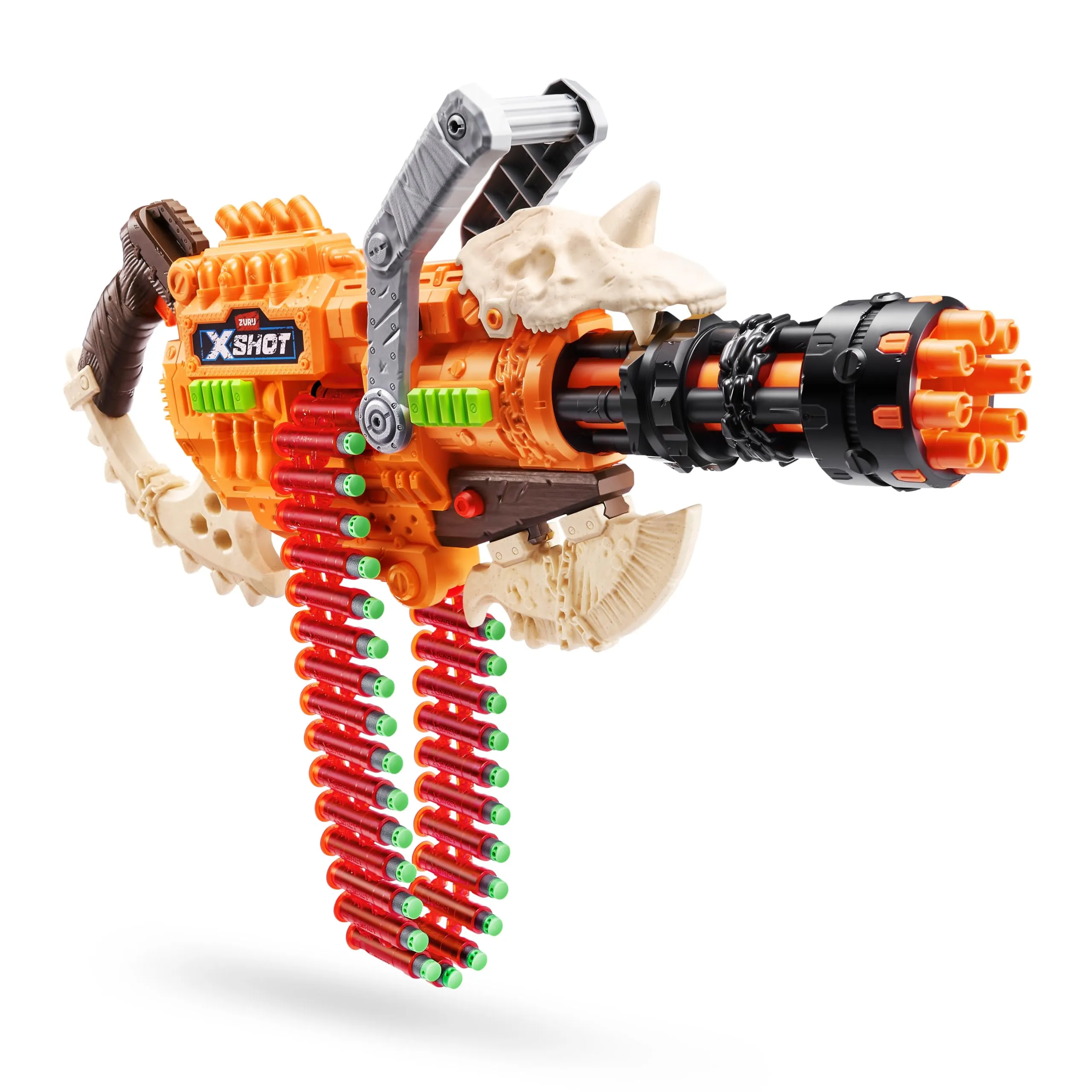 XShot Insanity HorrorFire Dread Hammer di ZURU con 48 dardi, dardi con tecnologia Air Pocket e scomparto per dardi, giocattolo da usare all’aperto per bambini e bambine, ragazzi e adulti